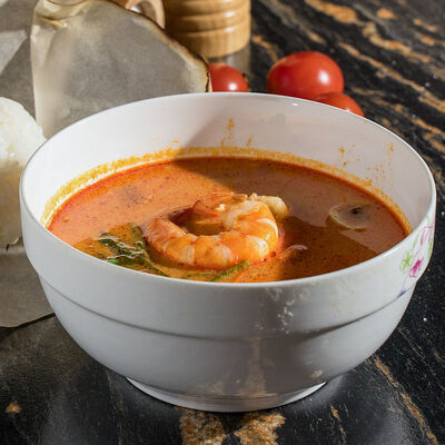Суп Том Ям с креветками в Oзеро гриль по цене 530 ₽