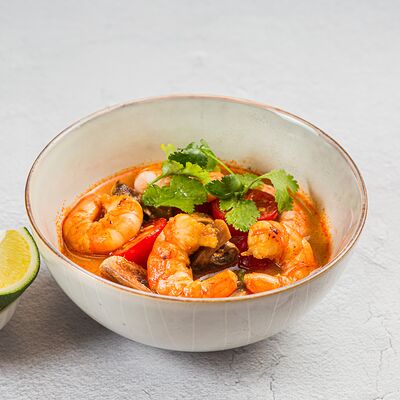 Том ям с креветками в Lasosь Sushi&Rolls по цене 699 ₽