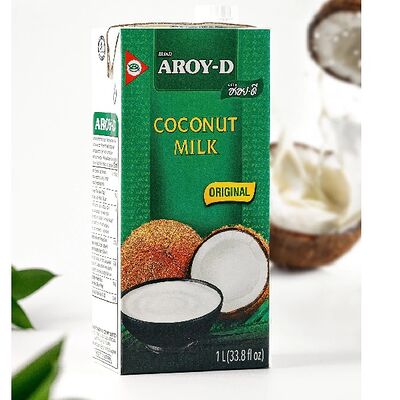 Кокосовое молоко 70% AROY-D, из мякоти кокоса, Индонезия, 1 л в Стрит Фуд по цене 1500 ₽