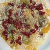 Равиоли с мортаделлой и тартаром из говядины в La Scala Trattoria Ignazio по цене 48