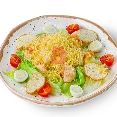 Салат Цезарь с креветкой в Ваусуши по цене 473 ₽