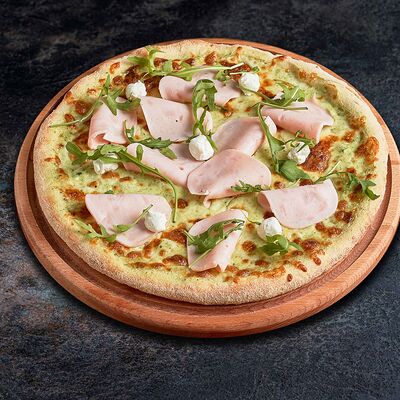 Пицца с ветчиной и сыром креметте в Вкусно Суши по цене 589