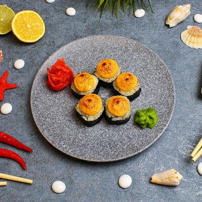 Запеченный ролл Tnt 5 шт в Sushi Fresh по цене 409 ₽