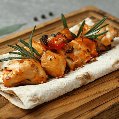 Шашлык из куриной грудки в Шашлычок S по цене 320 ₽