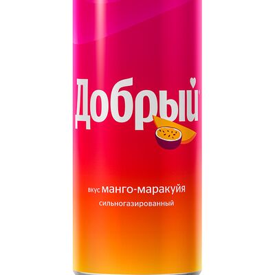 Напиток газированный Добрый Манго-маракуйя в Голову с плеч! по цене 160 ₽