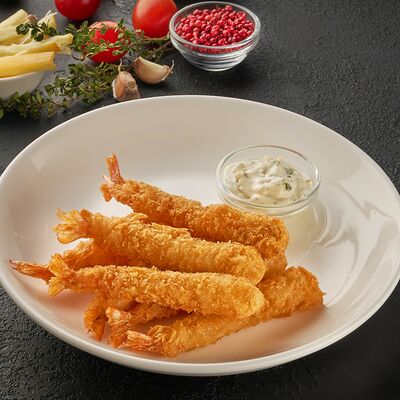 Креветки панко с соусом тартар в Хмель и солод по цене 849 ₽