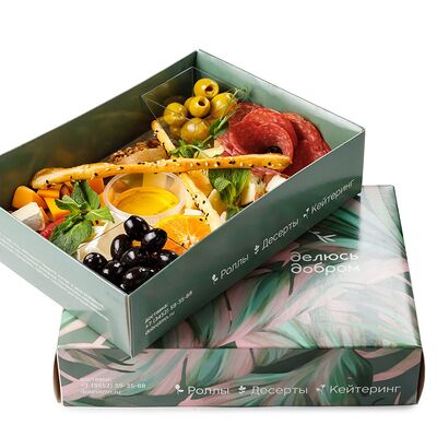 Патибокс Сырный в Делюсь добром по цене 2590 ₽