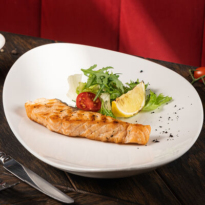 Стейк семги на пару в Kinza по цене 1290 ₽