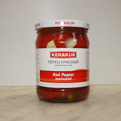 Перец красный маринованный в Пловия по цене 350 ₽