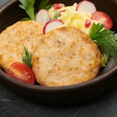 Котлеты из семги и судака в Гранат по цене 450