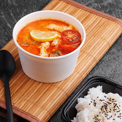 Том ям с курицей в Лапшичная по цене 430 ₽