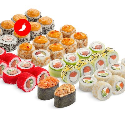 Сет Френдли со спайси соусом в MYBOX по цене 2210 ₽