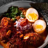 Рамен Карри Веган в Jo wu ramen bar