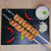 Люля-кебаб из свинины в Бардак на углях