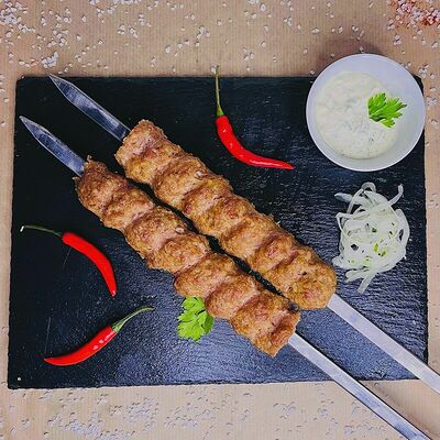 Люля-кебаб из свинины в Бардак на углях по цене 560 ₽