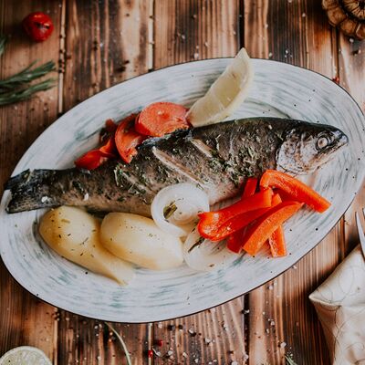 Форель с эстрагоном в Ресторан Мангал по цене 710 ₽