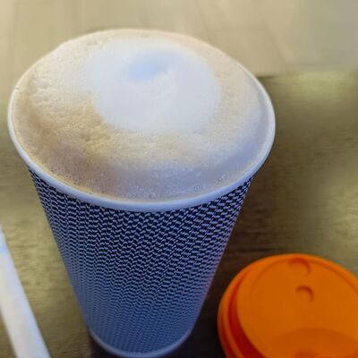 Капучино на безлактозном молоке в Чайный волшебник по цене 320 ₽