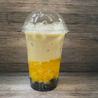 Чай с молоком и манго в Pho Bo-Bubble Tea and Coffe Co Co Milk по цене 500 ₽