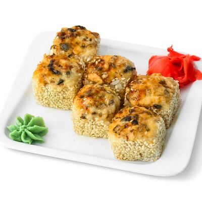 Запеченный ролл с угрем и тамаго в Tom Yum Bar по цене 518