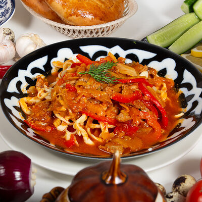 Уйгурский Лагман в Самарканд PLOVE CENTER по цене 450 ₽