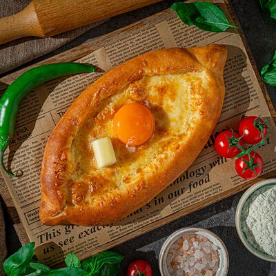 Хачапури по-аджарскив Поляна по цене 650 ₽