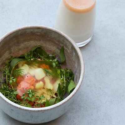 Сливочная уха в 0.75 please Moscow по цене 900 ₽