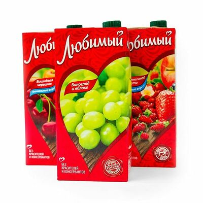 Сок Любимый Яблоко 1л в Spb по цене 199 ₽