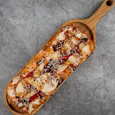 Пицца курица терияки в A Mano по цене 460 ₽
