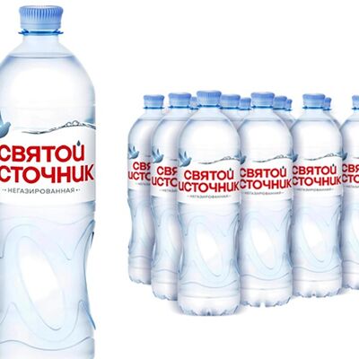 Вода Святой Источник 1 литра, без газа в Чайхана маркет по цене 90 ₽