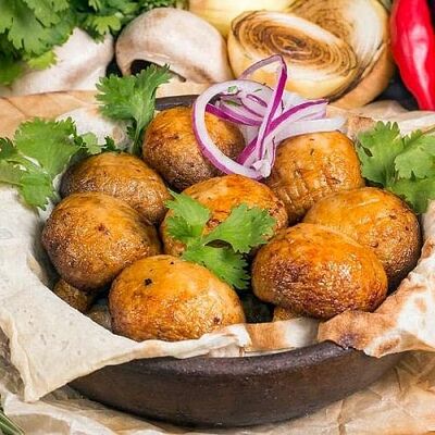 Шашлык из шампиньонов в Мушмула по цене 359