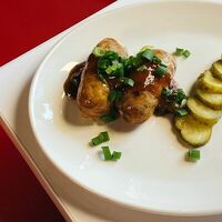 Хоум мэйд колбаски в Буффет