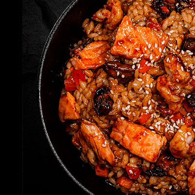 Рис с Морепродуктами в Суши Хаб по цене 820 ₽