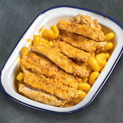 Мак-н-чиз с кранчи-чикен в Mama Pizza по цене 640 ₽