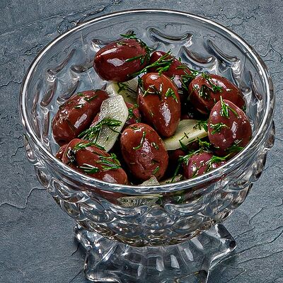 Греческие маринованные каламаты в Этажи по цене 400 ₽