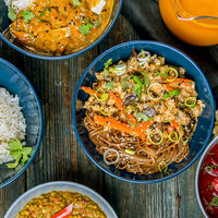 Логотип I-tal Corner Вегетарианский стрит-фуд