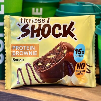 Протеиновый брауни Банановый Fitness Shock в Coffee Like по цене 215 ₽
