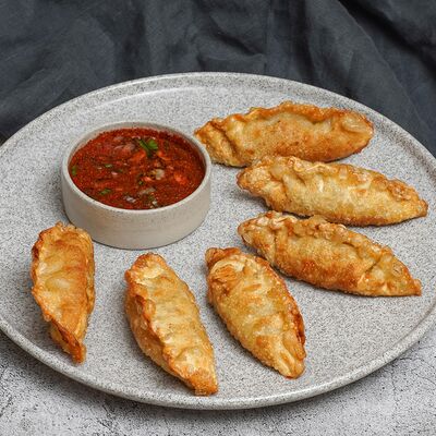 Дамплинги Королевские с креветкой в Kuksu №1 по цене 499 ₽