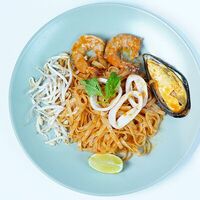 Лапша Том ям в Thaifood bubble tea