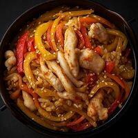 Тяхан с курицей в Love Rolls