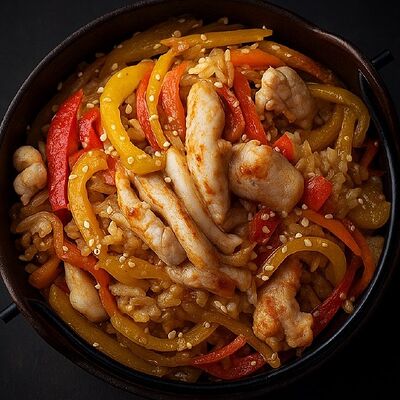 Тяхан с курицей в Love Rolls по цене 369 ₽