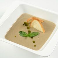Суп-пюре с лесными грибами в БамБуши