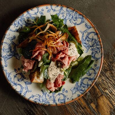 Салат с ростбифом и баклажанами в Бар Баревич по цене 720 ₽