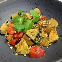 Салат из баклажана и томатов в Fish Point