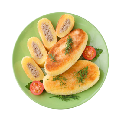 Зразы картофельные с мясом в Азбука Вкуса Экспресс Меню по цене 228 ₽