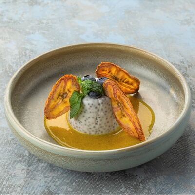 Панна котта с семенами чиа в На Парах по цене 295