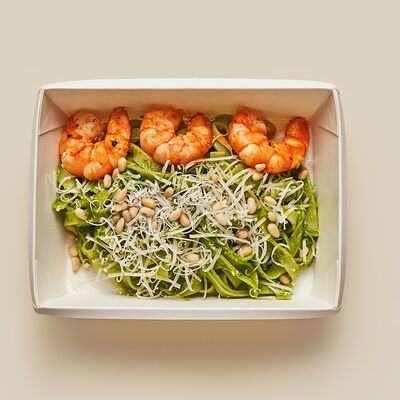 Песто с креветками в Хорошим Людям по цене 864 ₽