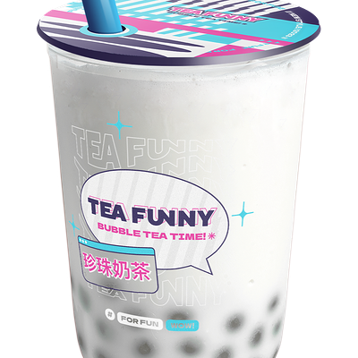 S Медовое печенье фьюжн-шейк с бабл-шариками в Tea funny Bubble tea по цене 499 ₽