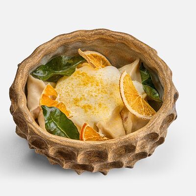 Вареники с творогом и вишней в Сахар по цене 525 ₽