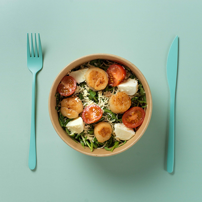 Салат с гребешком в Rollwell по цене 1010 ₽