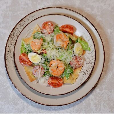 Цезарь с креветками в Давид по цене 450 ₽